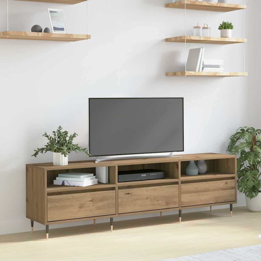 TV kapp Artisan tamm 150x30x44.5 cm Puitlaastplaat