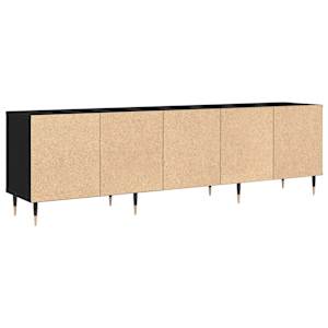 Televizní skříň Černý dub 150 x 30 x 45 cm kompozitní dřevo - obrázek 6