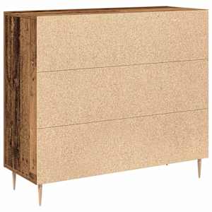 Servírovací skříň Staré dřevo 90 x 34 x 80 cm kompozitní dřevo - obrázek 5