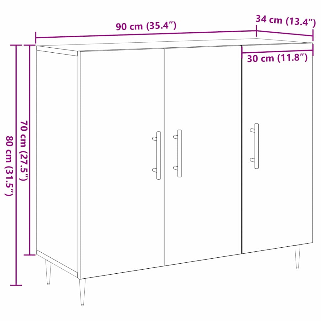 Buffet, Buffet,buffet Para Comedor vidaXL - Imagen 42 de 42