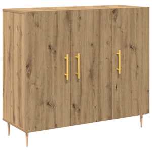 Servírovací skříň Artisanový dub 90 x 34 x 80 cm - obrázek 2