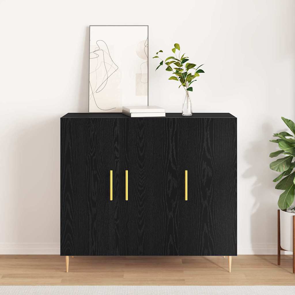 Kõrvalhoone Must Tamme 90x34x80 cm Töödeldud Puit