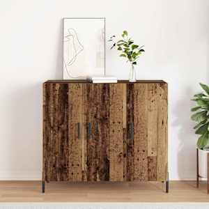 Strani šal Star les 90 x 34 x 80 cm Konstruiran les