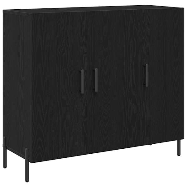 vidaXL K&otilde;ide Must tamm 90 x 34 x 80 cm Tehispuit