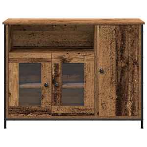 Servírovací skříň Staré dřevo 100 x 35 x 75 cm - obrázek 6