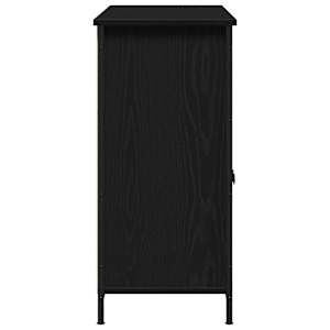Servírovací skříň Černý dub 100 x 35 x 75 cm - obrázek 7