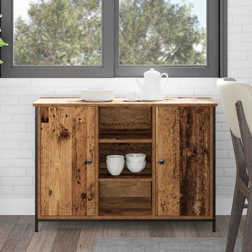 Üksik Kapike Vana Puit 100x35x70 cm Tehispuit ja Teras