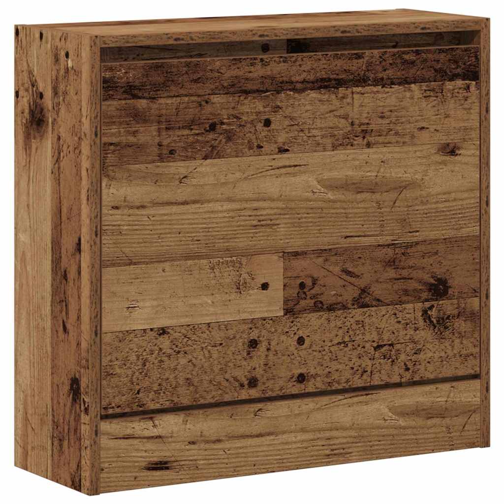 Kengäteline Vanha Puu 60x21x57 cm Koneellisesti Työstetty Puu
