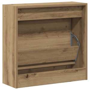 Skříň na obuv Artisanový dub 60 x 21 x 57 cm kompozitní dřevo - obrázek 6