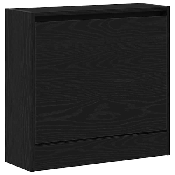 vidaXL Kinga kapp 60 x 21 x 57 cm Tehispuit Must tamm