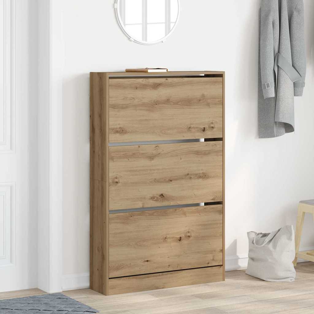 Skriňa na topánky z umelého dreva 80x21x125,5 cm 869103