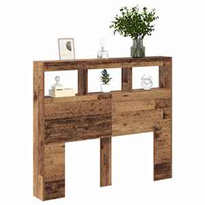 Čelo postele Staré dřevo 120 x 17 x 102 cm kompozitní dřevo - obrázek 3