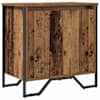 vidaXL Vannitoa kraanikausi kapp Vana puit 60 x 35 x 60 cm Tehispuit