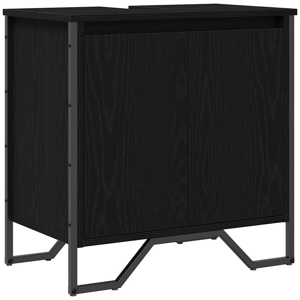 Pesuallaskaappi Musta tammi 60x35x50 cm Käsitelty puu