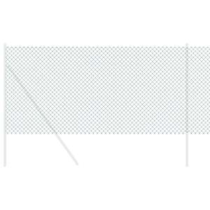Plot z řetězových odkazů 10 x 1,2 m Ocel Zelená - obrázek 3