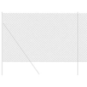 Plot z řetězových odkazů 10 x 1,5 m Ocel Šedá - obrázek 3