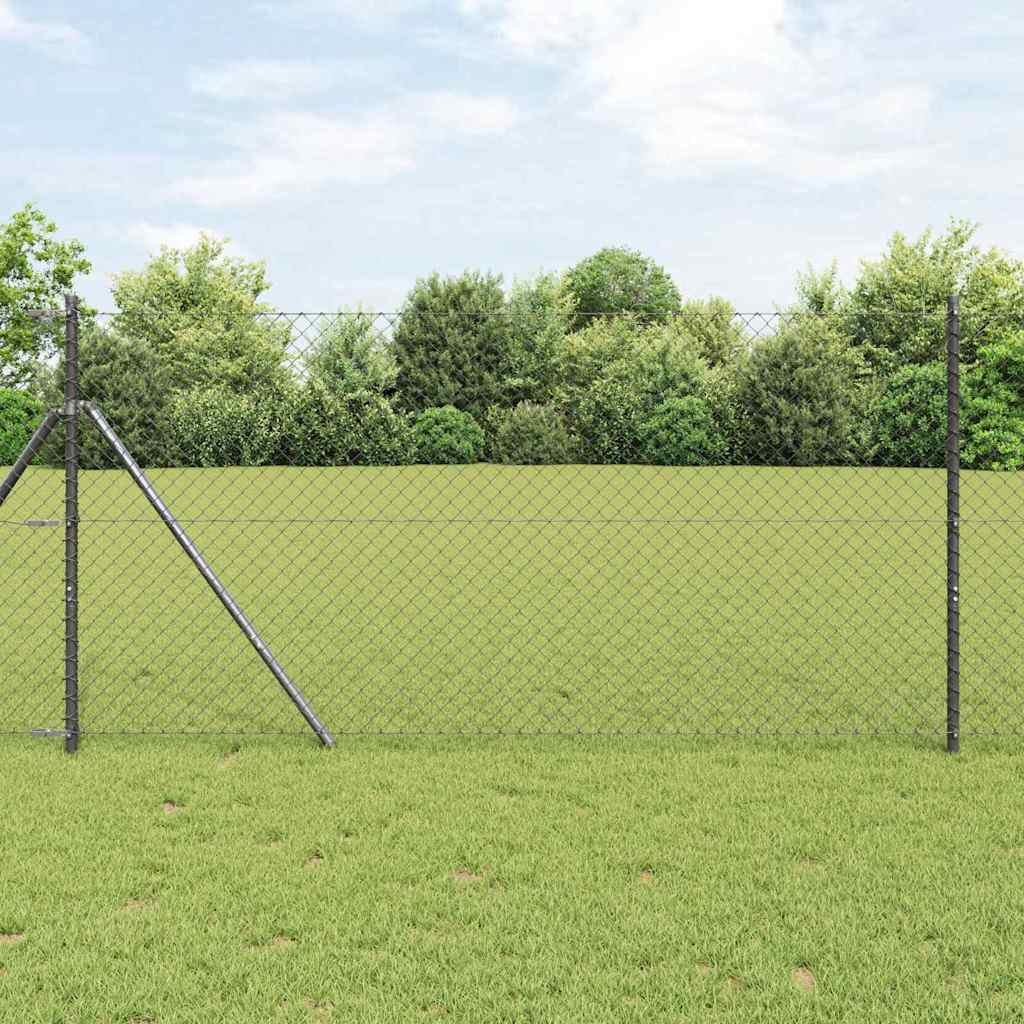 Plot Sivá 25 x 1.4 m Oceľ 42004833