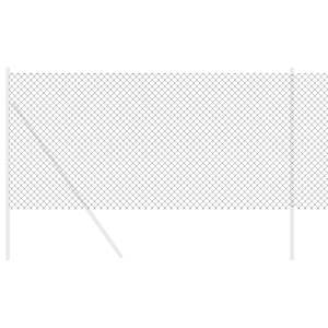 Plot z řetězových odkazů 25 x 1,4 m Ocel Šedá - obrázek 3
