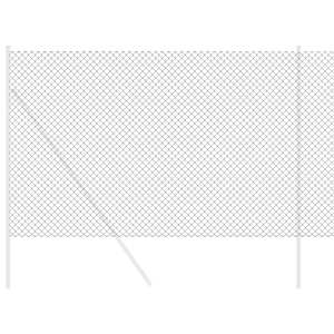 Plot z řetězových odkazů 25 x 1,6 m Ocel Šedá - obrázek 3