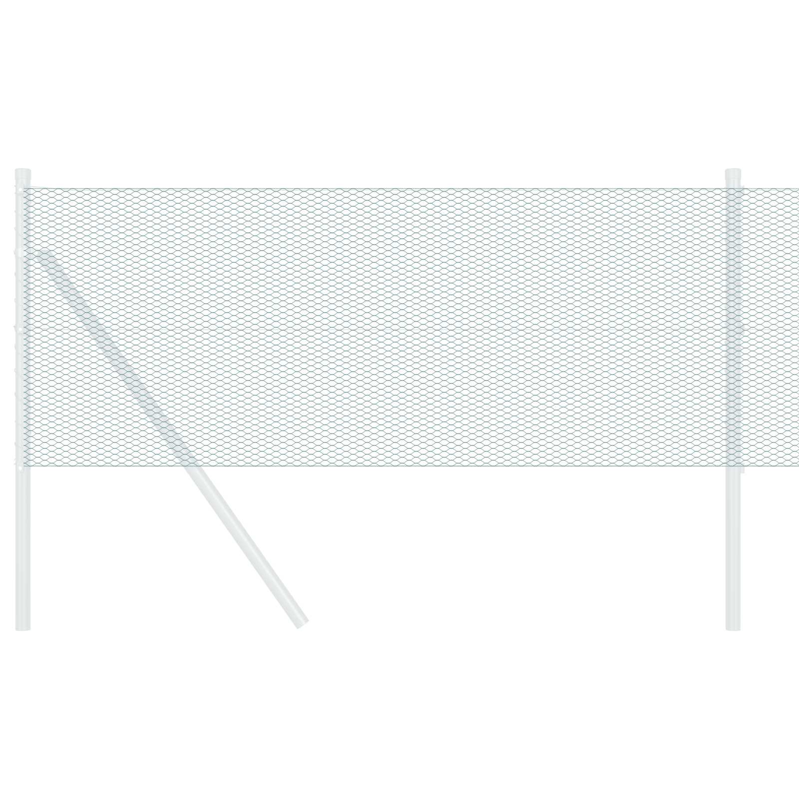 Thumbnail - vidaXL Hexagonzaun Grün 0,5 x 10 m PVC