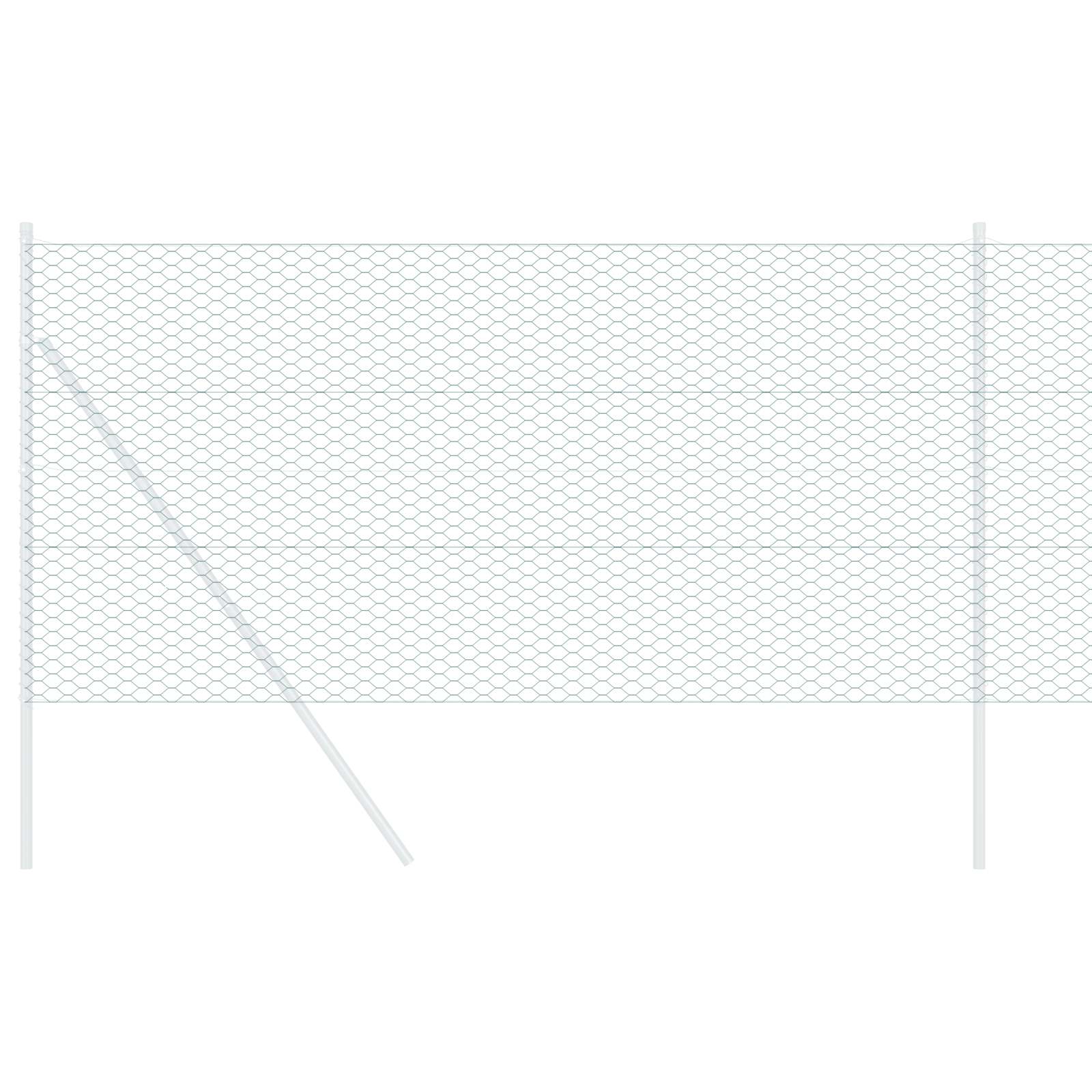 Thumbnail - vidaXL Hexagonzaun Grün 1,2 x 10 m PVC