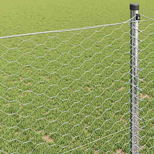 Hexagonální oplocení Stříbrná 1,2 x 10 m Pozinkovaná ocel - obrázek 4