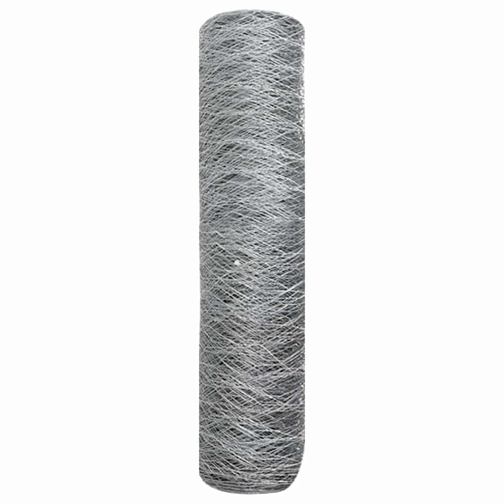 Hexagon kerítés Ezüst 5000 x 0.05 x 40 cm Horganyzott acél 