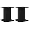 vidaXL Taimede alus 2 tk Must tamm 30 x 30 x 40 cm Tehispuit