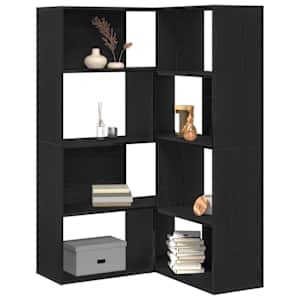 Šatní skříň 2 pcs Černý dub 85 x 85 x 140 cm kompozitní dřevo - obrázek 3