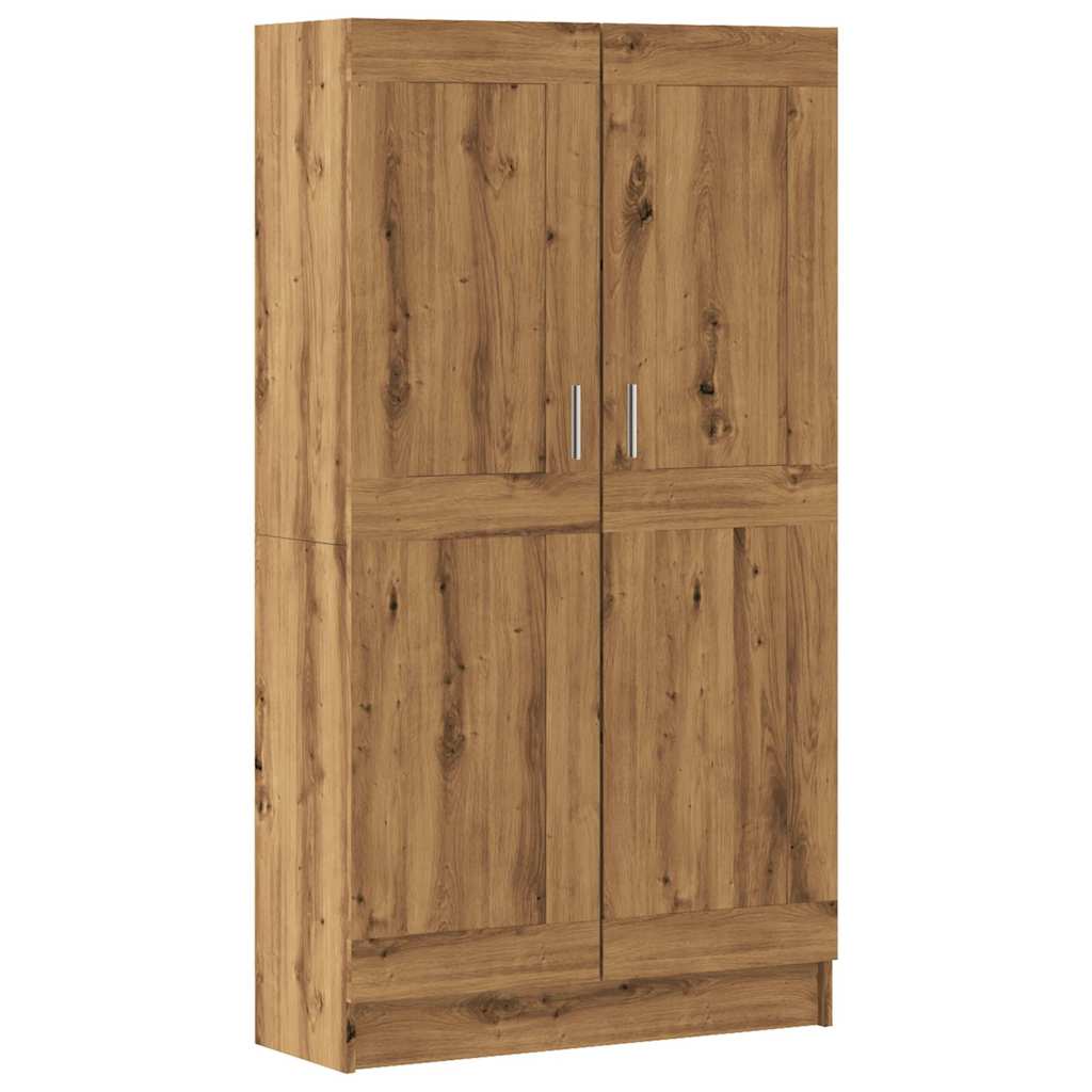 vidaXL Knihovna dub artisan 82,5 x 30,5 x 150 cm kompozitní dřevo