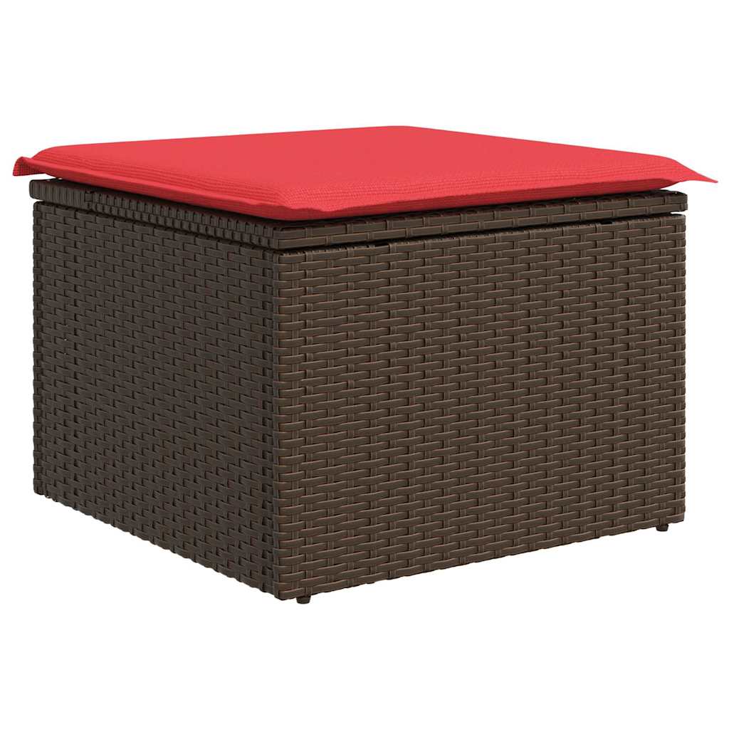 Garden Sofa Set with Cushion Poly rattan Garden Sofa Patio Seating vidaXL - Picture 21 of 42