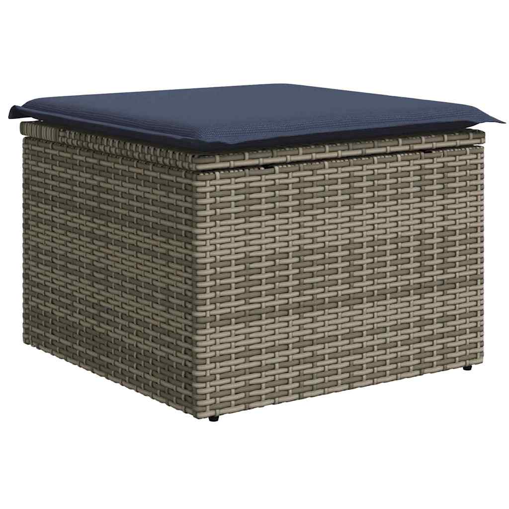 Garden Sofa Set with Cushion Poly rattan Garden Sofa Patio Seating vidaXL - Picture 33 of 42