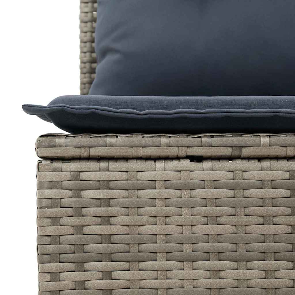 Garden Sofa Set with Cushion Poly rattan Garden Sofa Patio Seating vidaXL - Picture 41 of 42