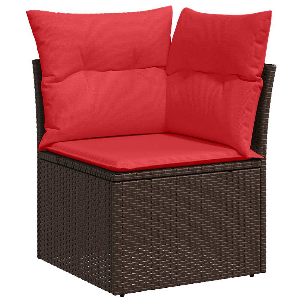 Garden Sofa Set Poly rattan Outdoor suitable for Seat Modular Couch Terrace Loun - Picture 28 of 42