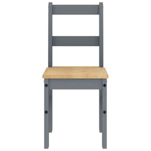 Jídelní set ze 4 kusů PANAMA Grey Borovicový masiv - obrázek 10
