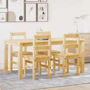 vidaXL 5-częściowy zestaw jadalny &bdquo;Panama&rdquo; z litego drewna sosnowego