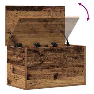 Úložná krabice Staré dřevo 60 x 35 x 35 cm kompozitní dřevo - obrázek 10