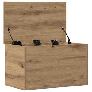 Úložná krabice Artisanový dub 60 x 35 x 35 cm Kompozitní dřevo - obrázek 5