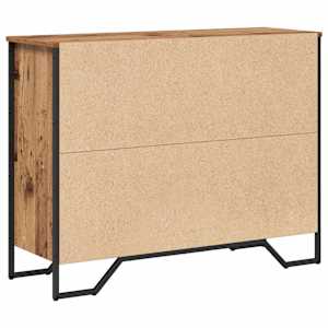 Servírovací skříň se zásuvkou Staré dřevo 97 x 32,5 x 74,5 cm - obrázek 8