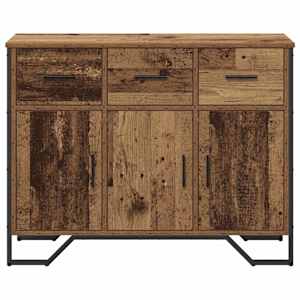 Servírovací skříň se zásuvkou Staré dřevo 97 x 32,5 x 74,5 cm - obrázek 6