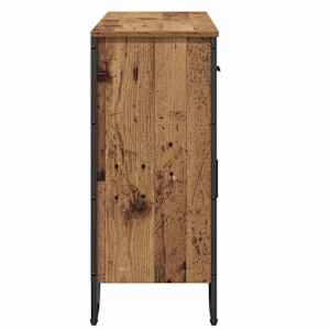 Servírovací skříň se zásuvkou Staré dřevo 97 x 32,5 x 74,5 cm - obrázek 7