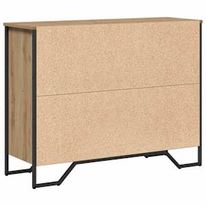 Servírovací skříň Artisanový dub 97 x 32,5 x 74,5 cm - obrázek 8
