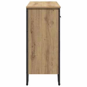 Servírovací skříň Artisanový dub 97 x 32,5 x 74,5 cm - obrázek 7