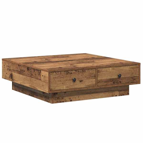 vidaXL Kohvilaud Vana puit 90 x 90 x 28 cm Tehispuit