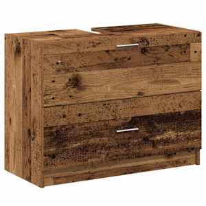 Koupelnová skříň Staré dřevo 78 x 37 x 59 cm Kompozitní dřevo - obrázek 2