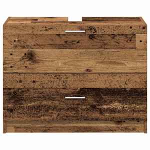 Koupelnová skříň Staré dřevo 78 x 37 x 59 cm Kompozitní dřevo - obrázek 6