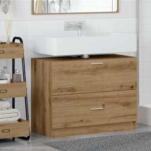 Kopalniška omarica Umetni hrast 78 x 37 x 59 cm Konstruiran les