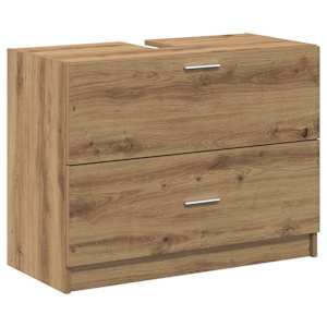 Koupelnová skříň se zásuvkou Artisanový dub 78 x 37 x 59 cm - obrázek 2