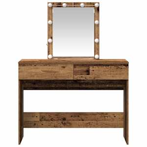 Kosmetický stůl Staré dřevo 100 x 40 x 130 cm kompozitní dřevo - obrázek 6