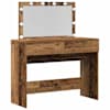 vidaXL Riietumislaud Vana puit 100 x 40 x 120 cm Tehispuit